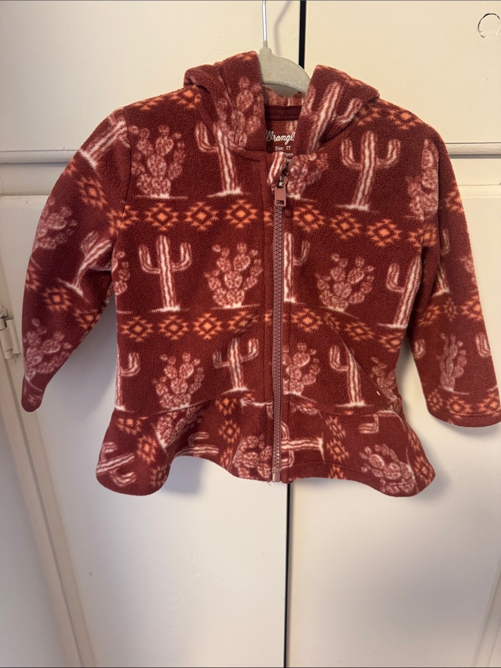 Wrangler Hooded zip up sweatshirt 2T